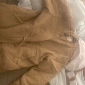 My Mum Made it
Front Tie Waffle Jacket 
Nutmeg